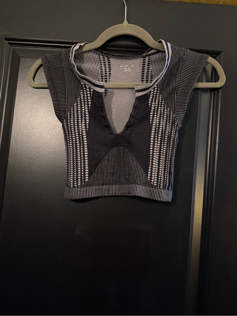 Urban Outfitter’s Out From Under seamless ribbed cap-sleeve crop top